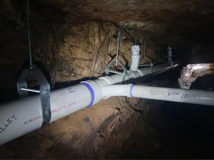 Slab piping repair in Sugar Land, TX.