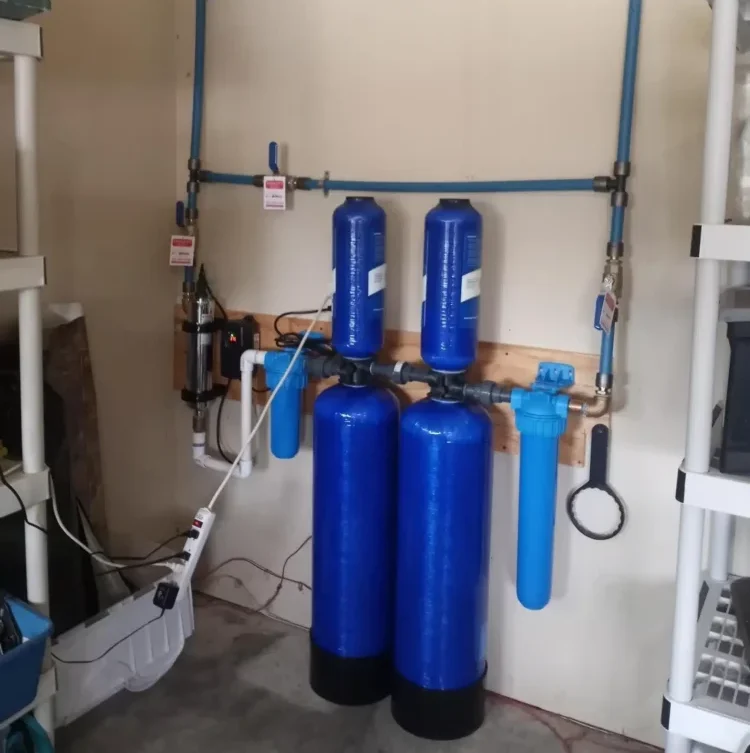 Whole home filtration system in residential home in Sugar Land, TX.