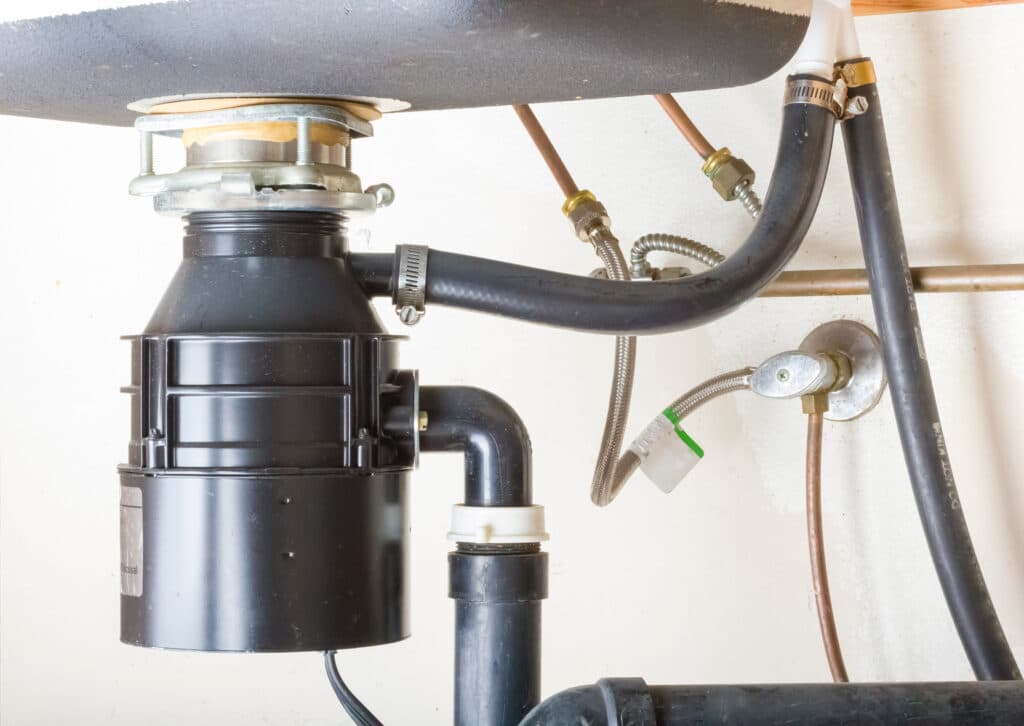 under sink garbage disposal unit.
