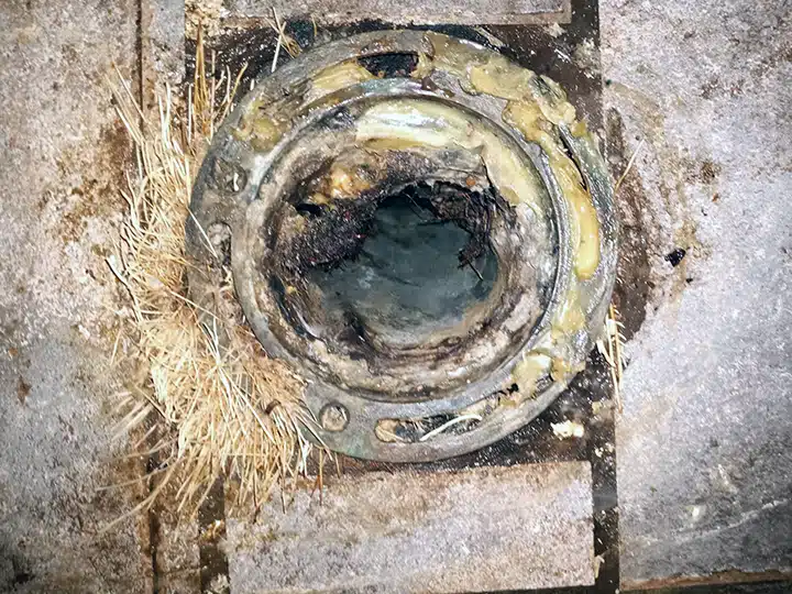 Clogged commercial drain in Sugar Land, TX.