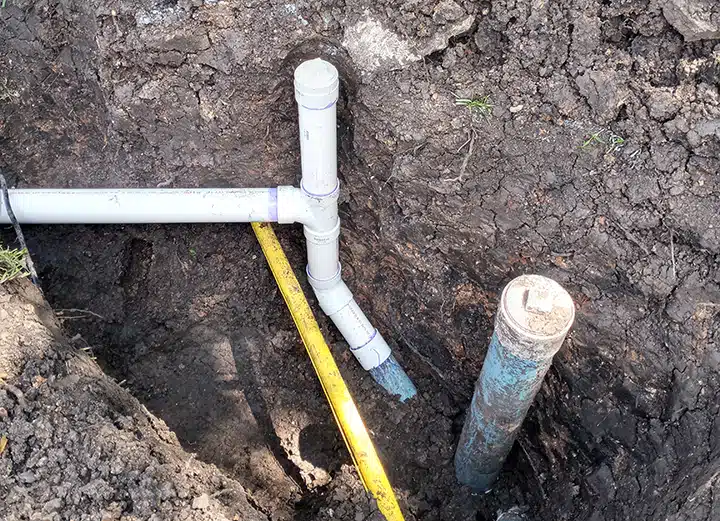 Sewer repair in Sugar Land, TX.
