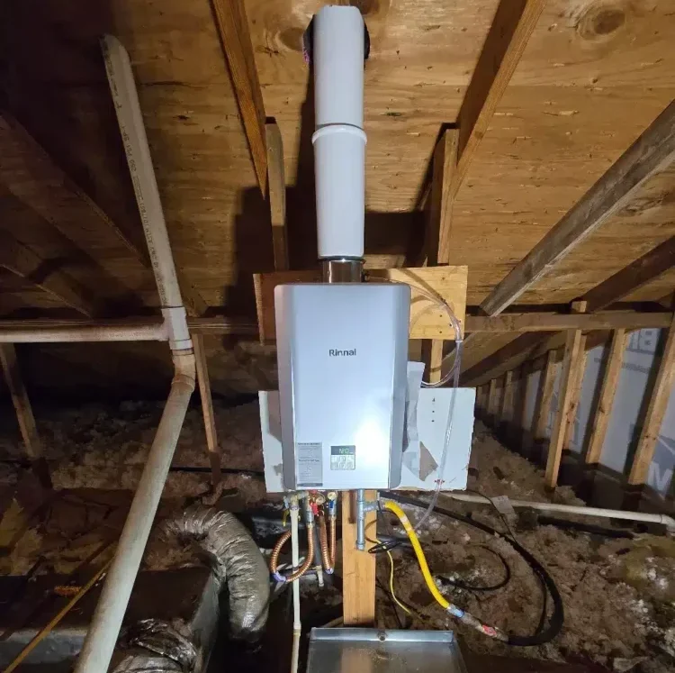 Tankless water heater in Sugar Land, TX.